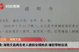 海南男子枪杀前岳父岳母后携枪逃跑 警方：已追一天了视频封面