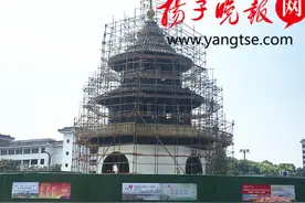 时隔20年，434岁扬州地标文昌阁开始大修，国庆前完工图片
