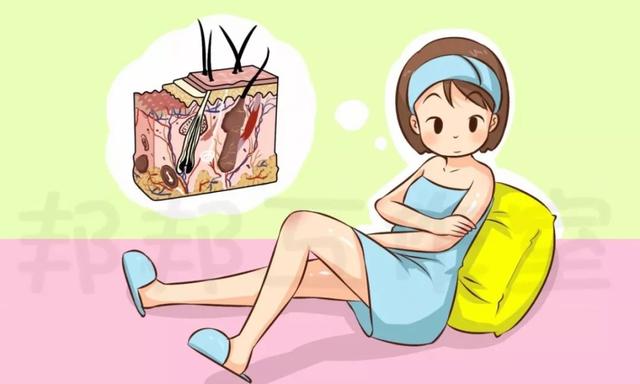 鸡皮肤黑点图片