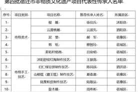 新增20人！宿迁已有281名市级非遗代表性传承人图片