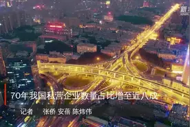 70年我国私营企业数量占比增至约八成