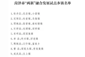 郓城：合村并居，这2个乡镇成试点图片