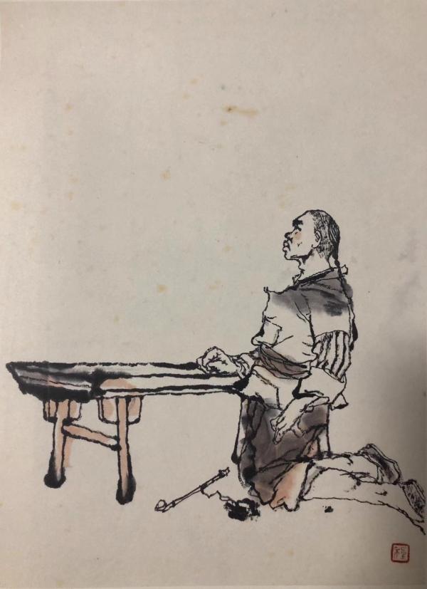 108幅程十发绘《阿Q画传》原作，首次“回乡”完整呈现