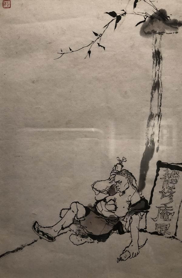 108幅程十发绘《阿Q画传》原作，首次“回乡”完整呈现