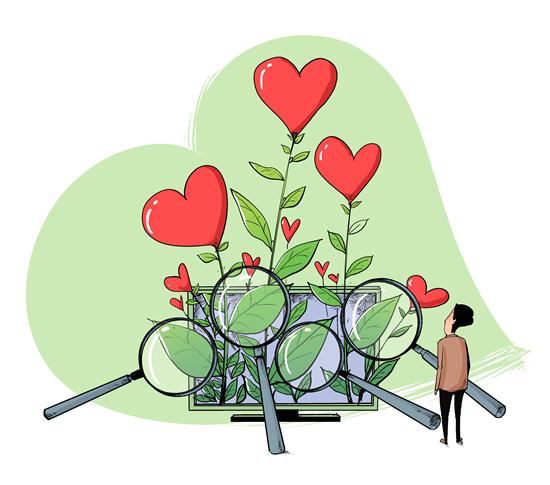 男士网站建设（788受访单身青年在婚恋交友平台注册过 男性比例高于女性）