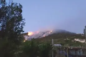 花果山突发山火，400人参与扑救