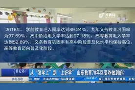 从“没学上”到“上好学” 山东教育70年巨变咋做到的？视频封面