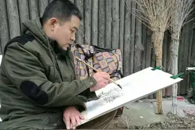 东营画家崔振杰：愿一生用书画实践道理 以上承下传为使命图片