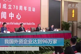 我国外资企业达到96万家视频封面