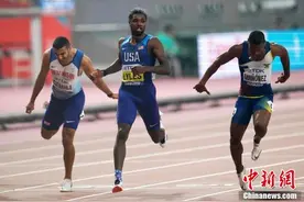 多哈田径世锦赛男子200米：美国选手莱尔斯夺冠图片