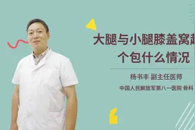 大腿与小腿膝盖窝起了个包什么情况视频封面