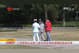 涨了！江苏提高企业职工基本养老保险遗属抚恤金标准视频封面