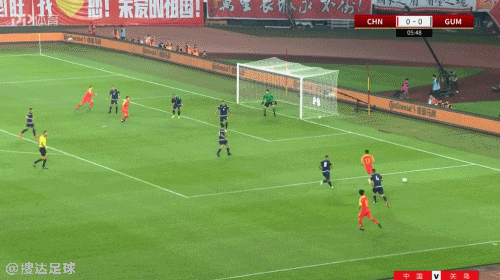 国足世预赛7-0大胜关岛：杨旭“大四喜”，武磊艾克森进球