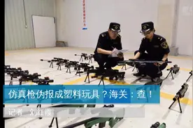 仿真枪伪报成塑料玩具？海关：查！视频封面