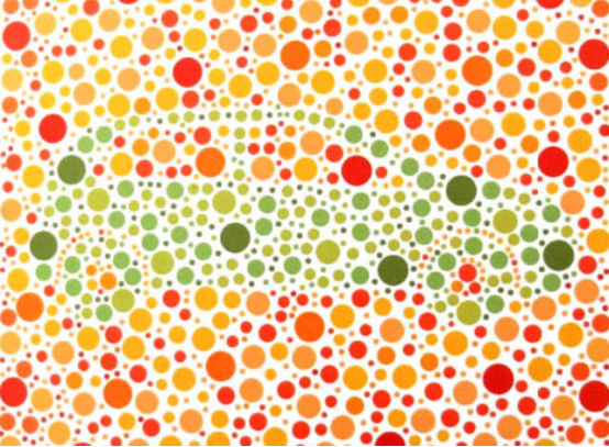 5张色盲色弱检测图，有一张是大公鸡，你识别出来了吗？