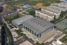 飞“阅”军运会——武汉城市职业学院体育馆视频封面