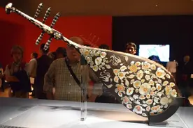 日媒：日本将办文物展 华人音乐家演奏复原唐朝古乐器图片