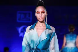 “大理蓝”亮相英国伦敦 东方美“圈粉”国际时尚圈图片