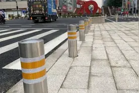 深圳安全岛改造：采用实心不锈钢分隔柱视频封面