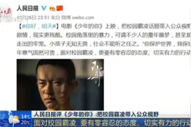 人民日报评《少年的你》：把校园霸凌带入公众视野，必须重视！视频封面