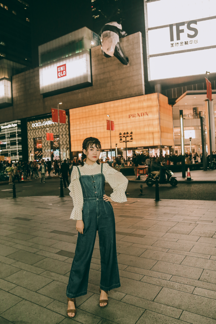 新锐模特侯优优对时尚的用心姿态