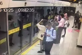 一女乘客所携电脑失而复得，地铁监控视频及照片记录全过程图片
