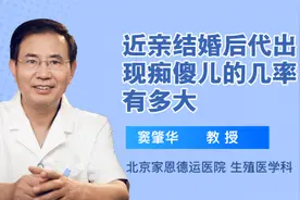 近亲结婚后代出现痴傻儿的几率有多大视频封面