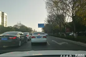 指示牌与地面标线不一致，车辆该怎样行驶图片