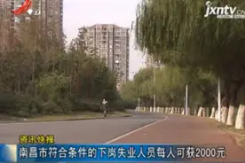 南昌市符合条件的下岗失业人员每人可获2000元视频封面