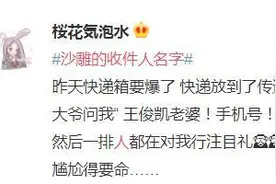 沙雕的收件人名字图片