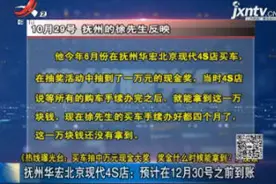 【《热线曝光台：买车抽中万元现金大奖 奖金什么时候能拿到？》视频封面