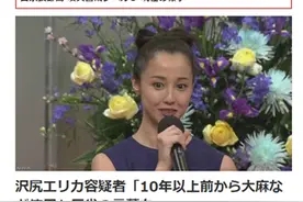 泽尻绘里香承认十多年前就开始使用大麻、可卡因等“违法药物”图片