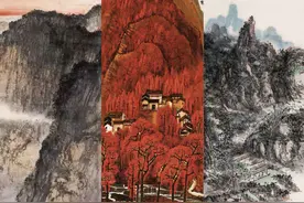 万山红遍层林尽染，漫江碧透百舸争流丨夜问图片