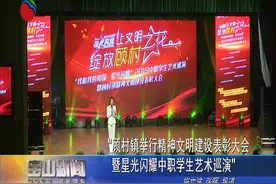 “顾村镇举行精神文明建设表彰大会暨星光闪耀中职学生艺术巡演”视频封面