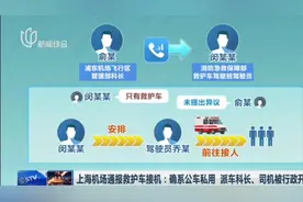 上海机场通报救护车接机:确系公车私用,派车科长、司机被行政开除视频封面