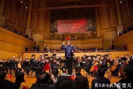燃！千余名武汉市民和乌克兰国家交响乐团合唱《歌唱祖国》图片