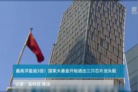 最高浮盈逾3倍！国家大基金开始退出三只芯片龙头股视频封面