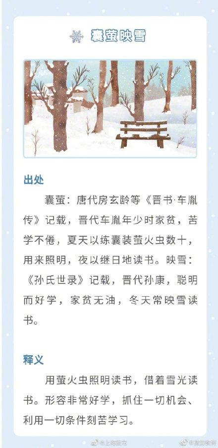 冬天，这些关于雪的成语你知道几个？