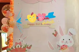林心如为女儿布置生日party 兔子主题温馨又可爱图片