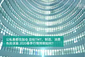 财富连线|公私募都在加仓，目标TMT、制造、消费，布局谋篇，2020春季行情预期如何？视频封面