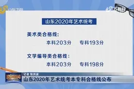山东2020年艺术统考本专科合格线公布，美术、文学编导均提高2分视频封面