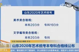 山东省招考院公布2020艺术统考合格线，美术、文学编导类均提2分视频封面