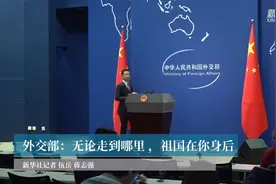 外交部：无论走到哪里，祖国在你身后视频封面
