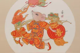 “美猴王”鼠年画鼠图片