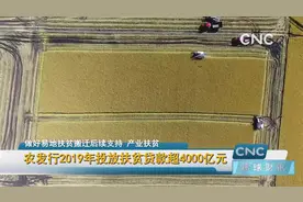 农发行2019年投放扶贫贷款超4000亿元视频封面