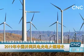 2019年中国并网风电光电大幅增长视频封面