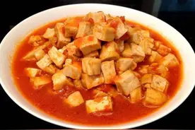 豆腐还可以搭配西红柿，营养还抗衰老图片