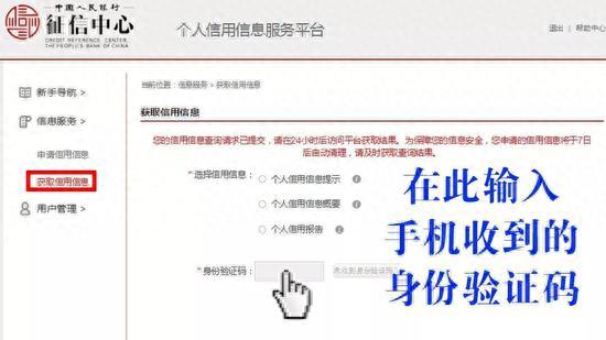 中信银行网上查询个人征信，中信银行网上查询个人征信流程 配图06