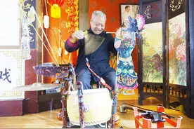 快走开！病毒君！75岁国家级非遗传承人自制防疫科普皮影戏走红图片