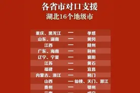 官宣！全国各省市对口支援湖北名单出炉！广东对口支援这里…图片